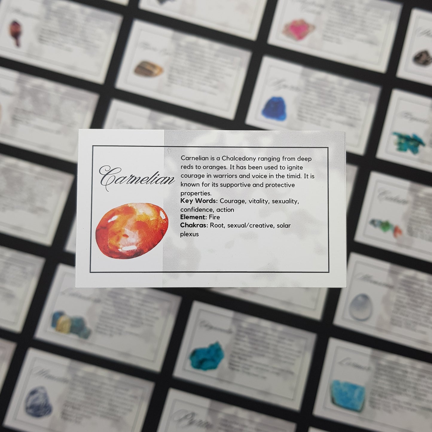 Crystal Information Cards