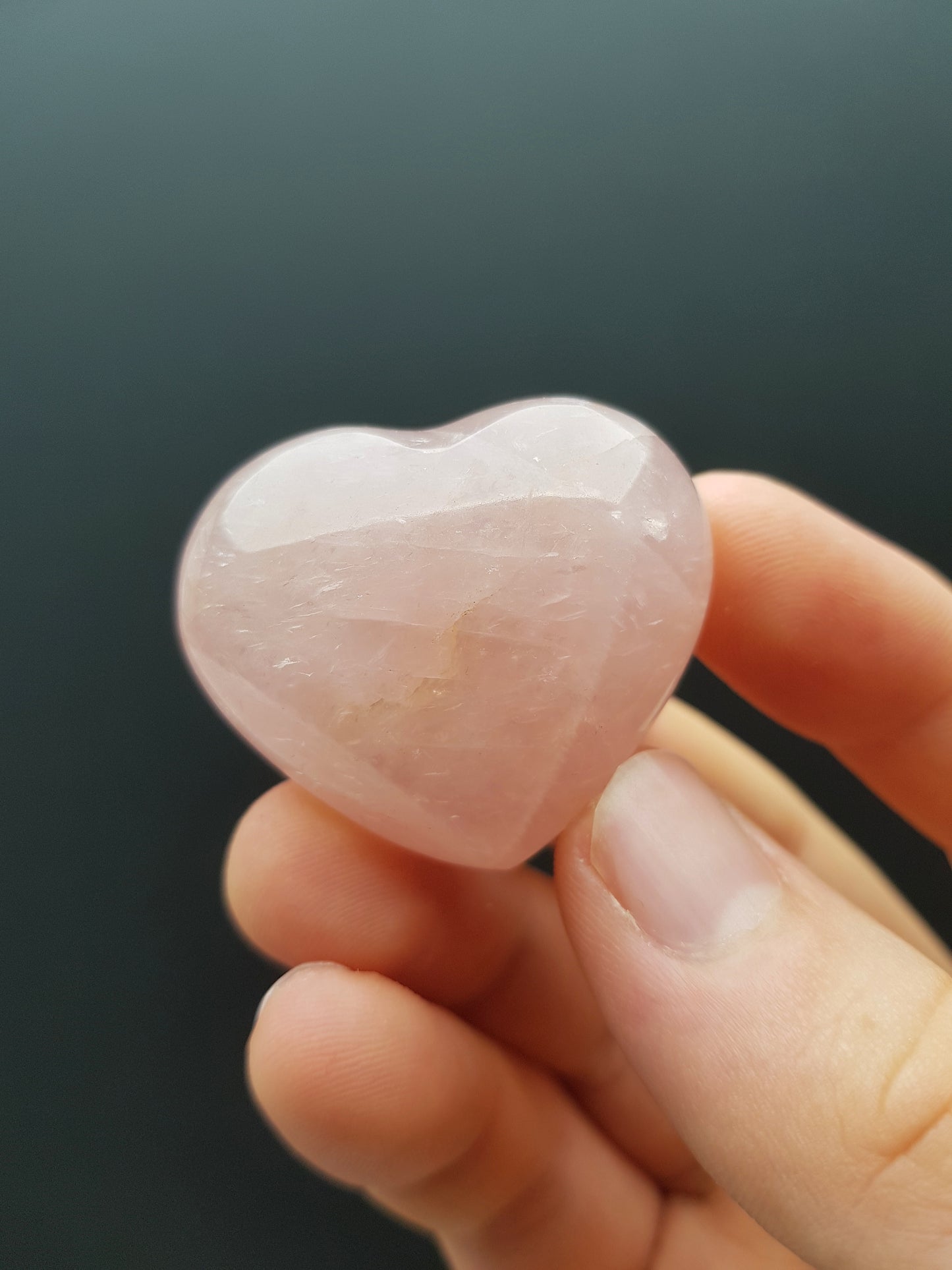 Rose Quartz Crystal Hearts