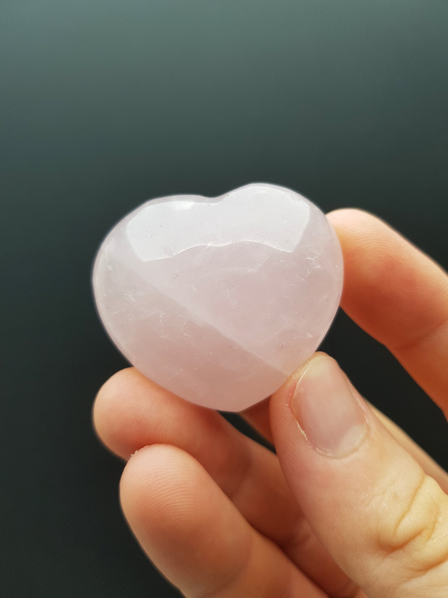 Rose Quartz Crystal Hearts