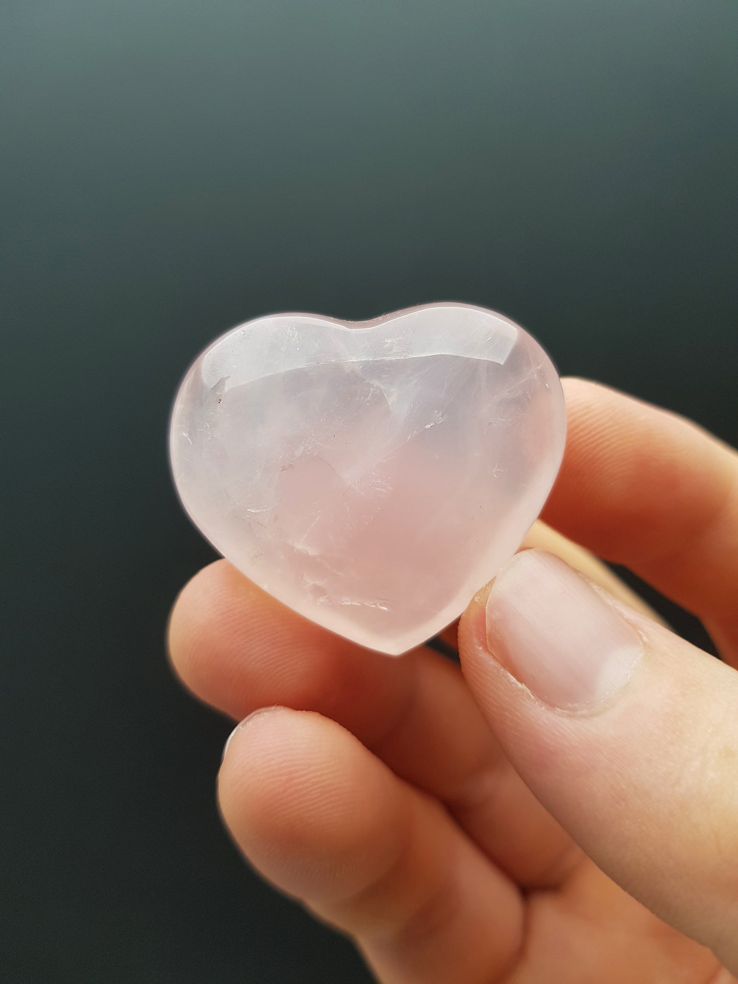 Rose Quartz Crystal Hearts