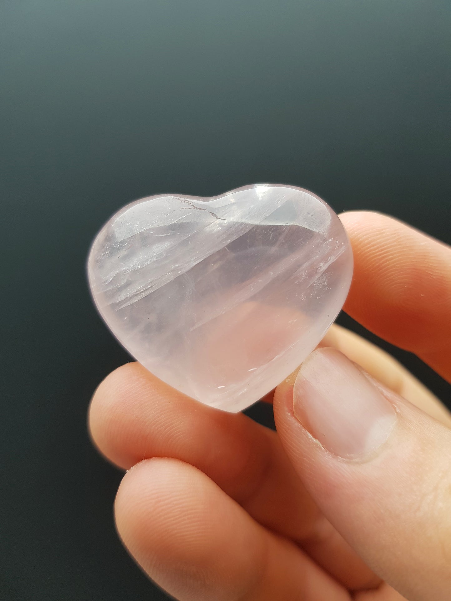 Rose Quartz Crystal Hearts