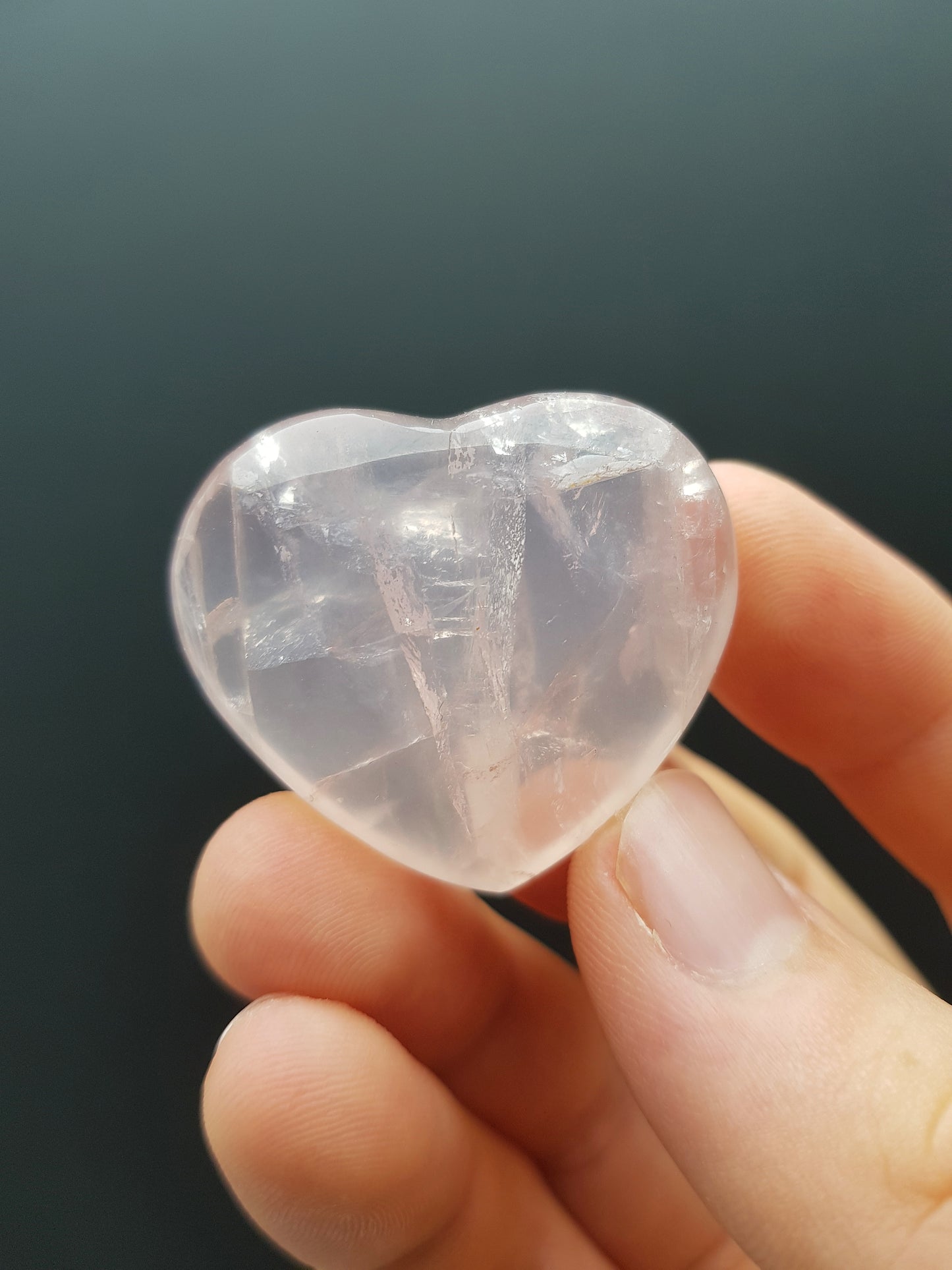 Rose Quartz Crystal Hearts