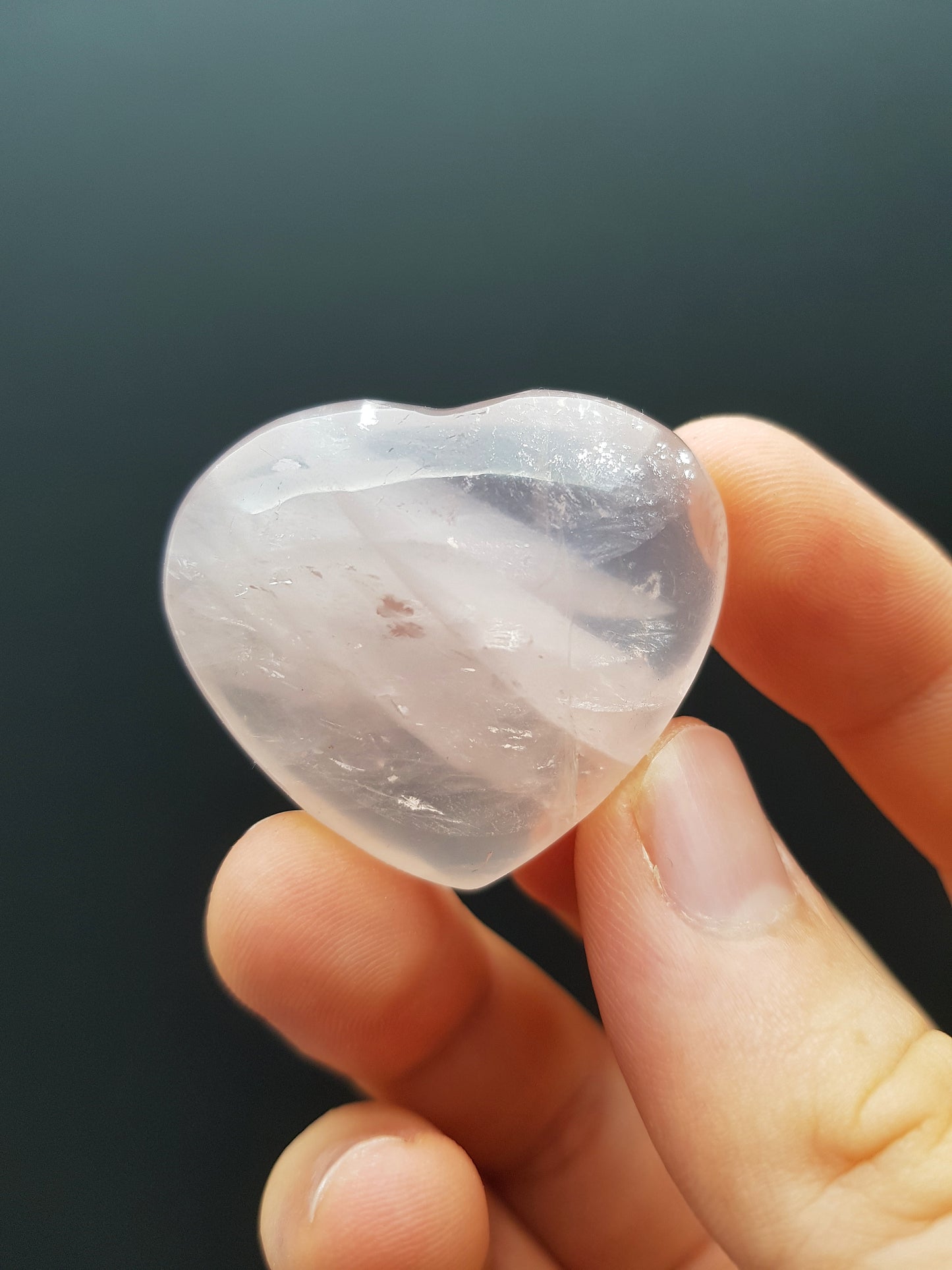 Rose Quartz Crystal Hearts